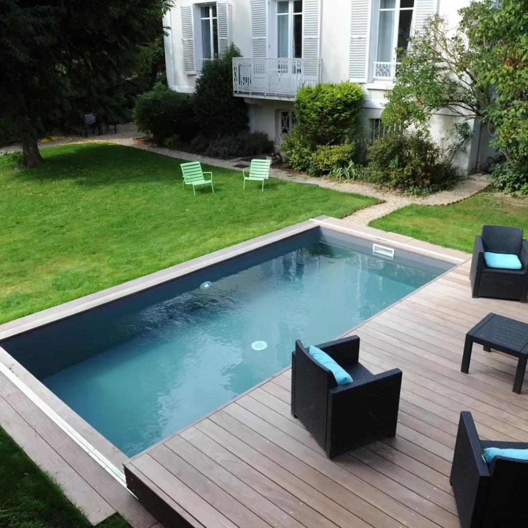 Раздвижная терраса для бассейна в Челябинске