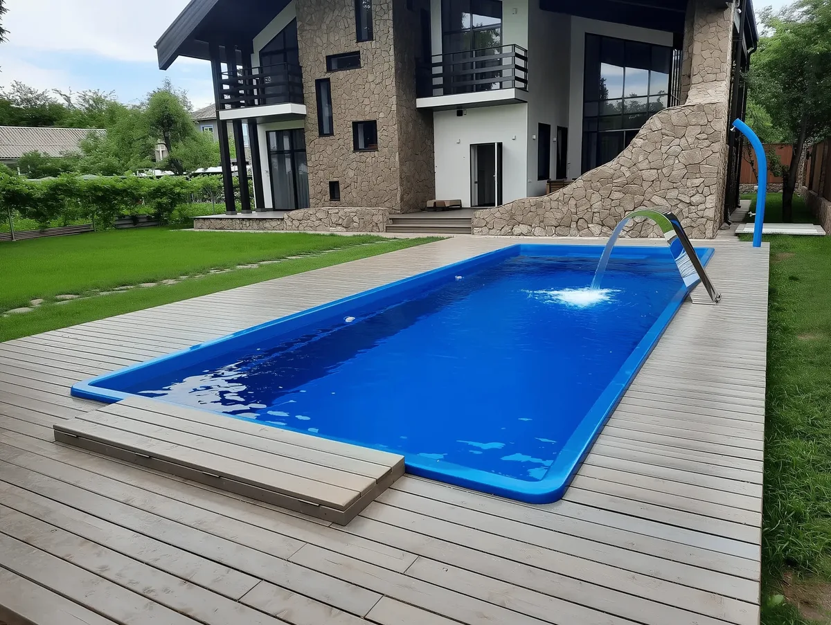 Композитный бассейн Laguna 9 — вид сверху в Челябинске