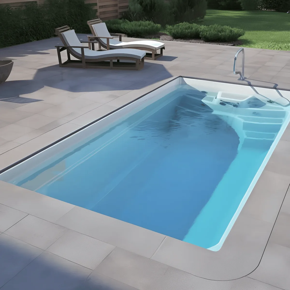 Композитный бассейн Laguna 5 — вид сверху в Челябинске