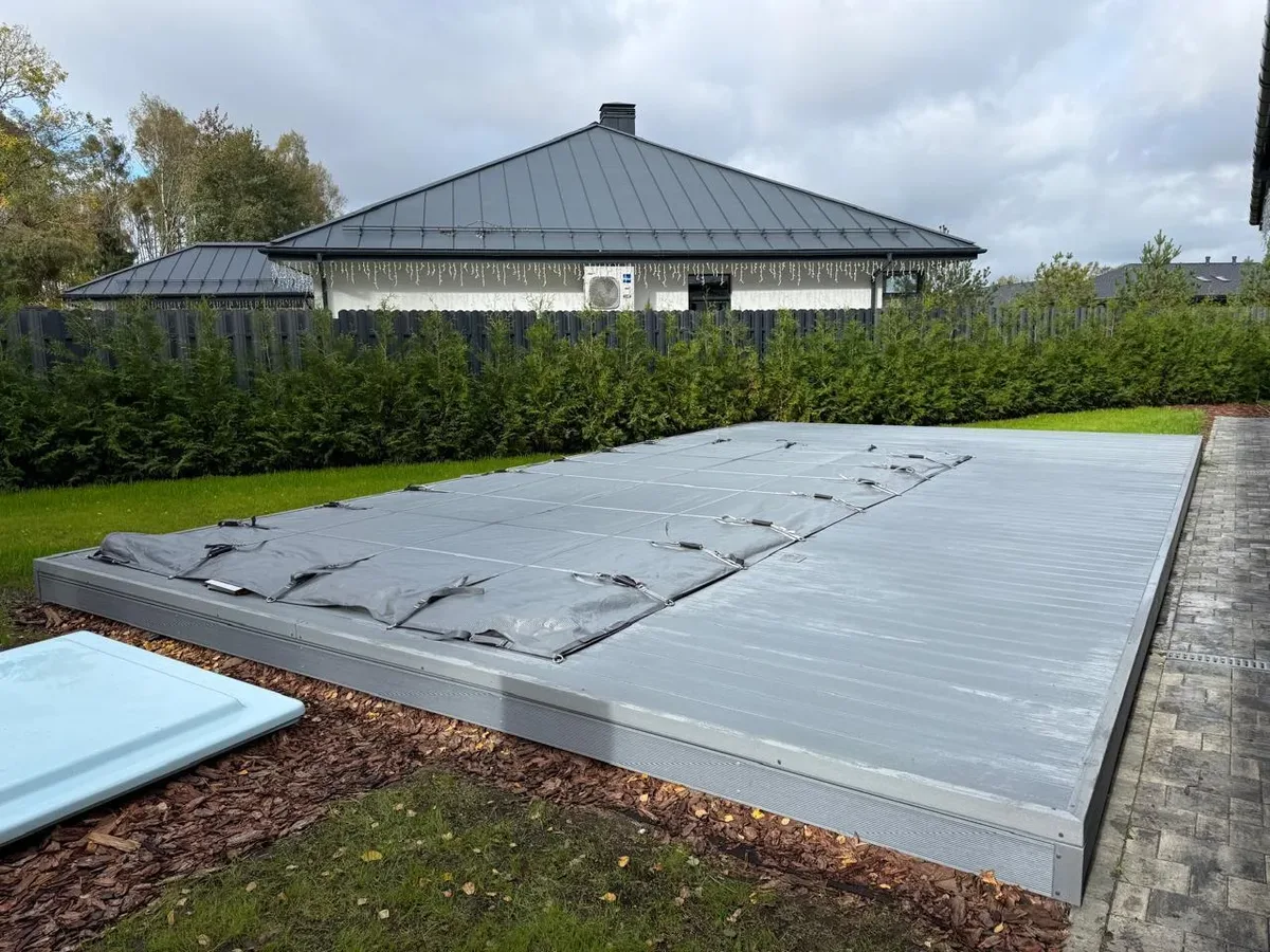 Покрывало Laguna Cover Mesh — установка в Челябинске