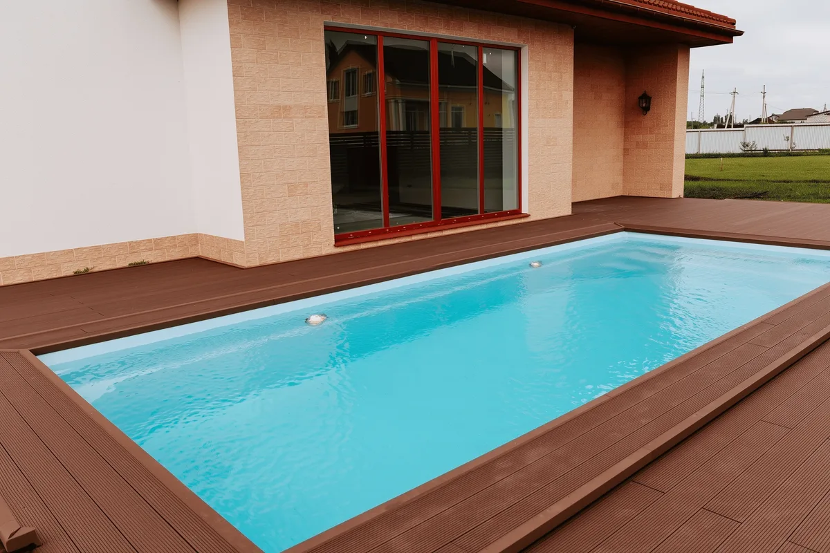 Композитный бассейн Laguna 8 — вид сверху в Челябинске