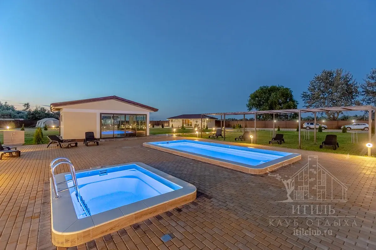 Композитная купель Laguna 3 — установка в Челябинске