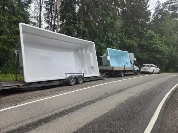 Доставка бассейна в Челябинске